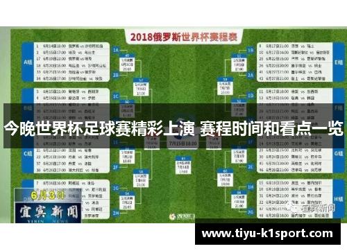 今晚世界杯足球赛精彩上演 赛程时间和看点一览 今晚世界杯足球赛精彩上演 赛程时间和看点一览